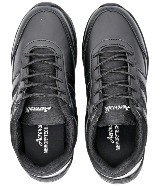 Aerowalk Black Mens Lifestyle Shoes - None