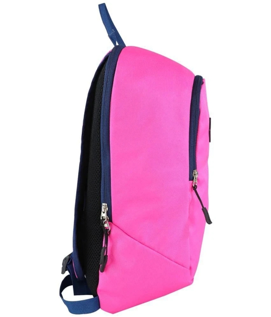 mikebags 15 Ltrs Pink Polyester College Bag - Pink