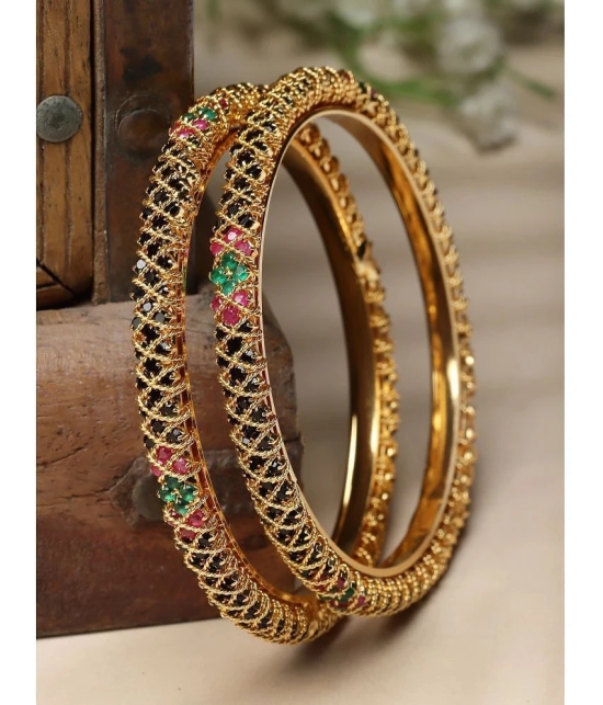 Sukkhi Red Bangle Set ( Pack of 2 ) - None