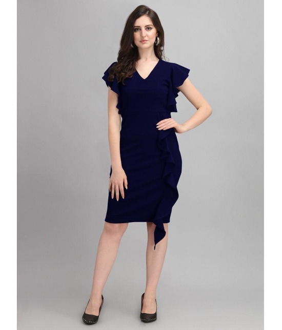 Sheetal associates - Blue Polyester Blend Women's Bodycon Dress ( Pack of 1 ) - None