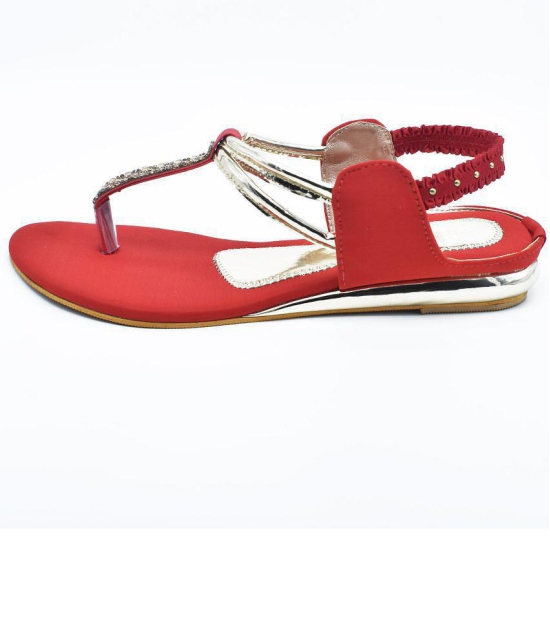 Dream Makers - Red Women''s Flats - None