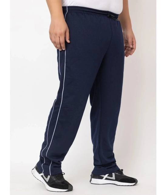 YHA - Navy Blue Fleece Mens Trackpants ( Pack of 1 ) - None