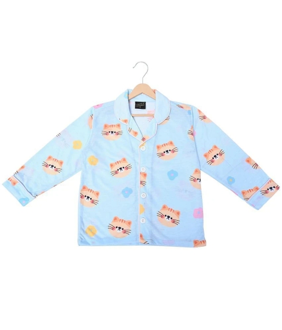 Printed Night Suit for Kids by Cremlin Clothing for Boys - None