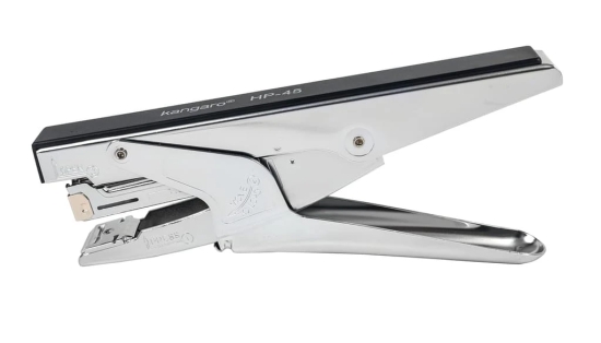 Kangaroo HP-45 Heavy Duty Stapler, 20-Sheet Capacity, Silver