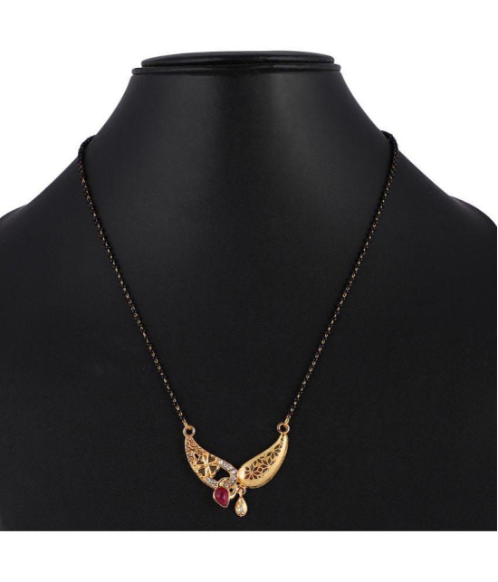 Gilher Gold Plated daily wear Mangalsutra For Women. - Golden