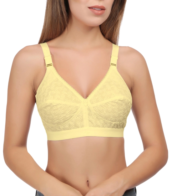 Eves Beauty Women Full Coverage Bra-44D / Skin / Cotton rich