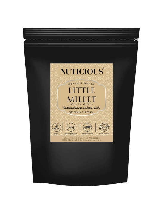 NUTICIOUS Millets Combo (Kodo Millet, Little Millet, Foxtail Millet, Barnyard Millet) - 500 G X 4 (Pack of 4)