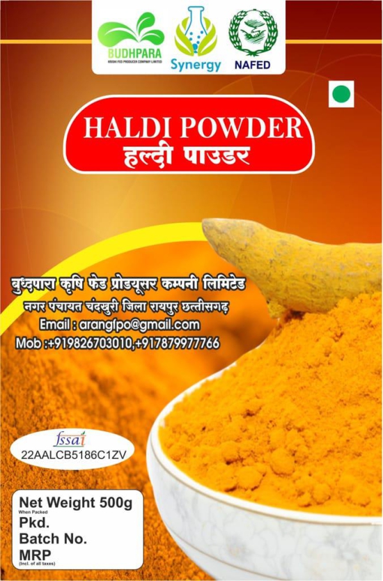 Budhpara Organic Haldi Powder (500g)