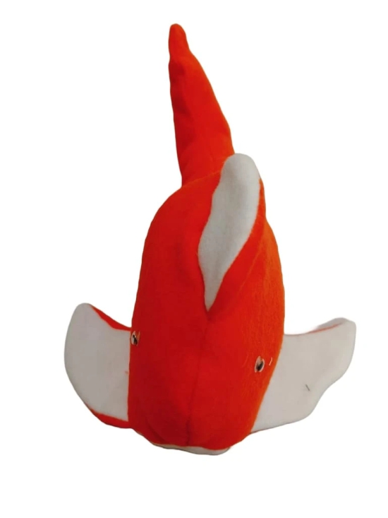 Red plush whale stuffed animal