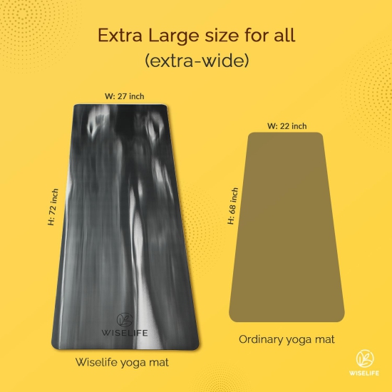 PU Marble & Natural Rubber Yoga Mat-PINK