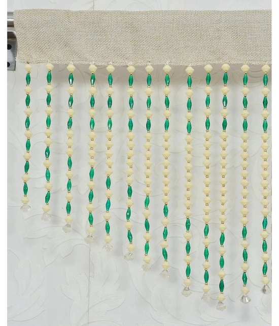 Smart Traders Single Door Beaded String Curtain - Green