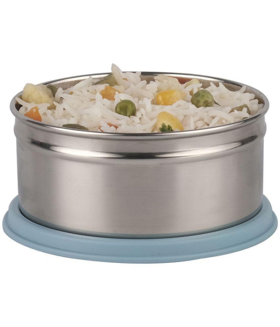 HOMETALES 350ml Stainless Steel Teal Food Container ( Set of 2 ) - Teal