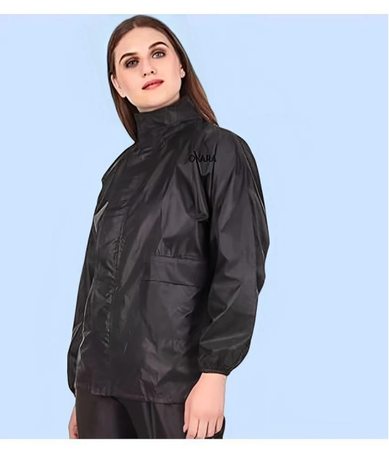 PPTHEFASHIONHUB Long Raincoat - Black - None