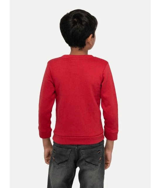 Radprix Red Cotton Blend Boys Sweatshirt ( Pack of 1 ) - None