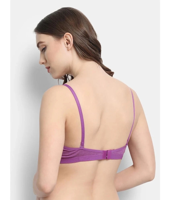 VStar - Magenta Cotton Blend Non Padded Womens Everyday Bra ( Pack of 1 ) - None