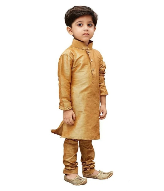 Fourfolds Ethnic Wear Printed Kurta Pyjama Set For Kids & Boys_FE729 - None