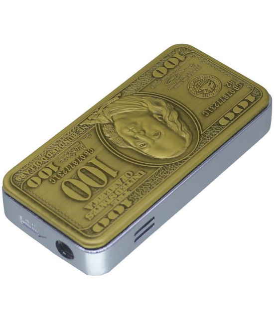 JMALL - Gold Aluminium Cigarette Lighter ( Pack of 1 ) - Gold