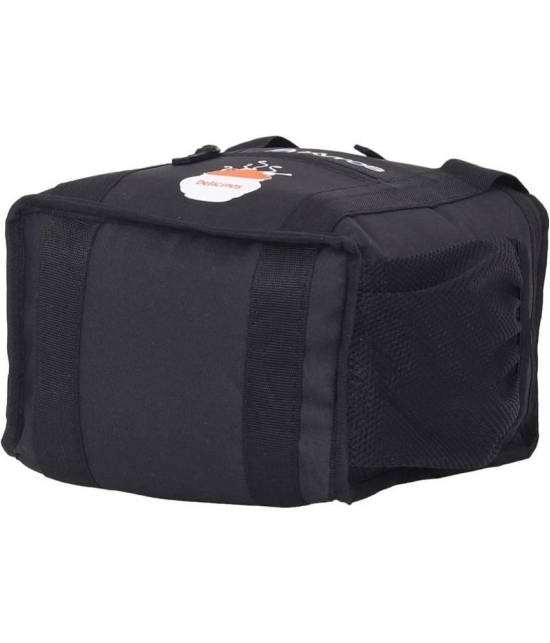 Kyros Black Polyester Lunch Bag Pack of 1 - Black