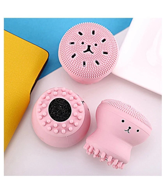 Gatih Silicone Facial Cleansing Brush Face Exfoliator No Handle Face Cleansing Brush