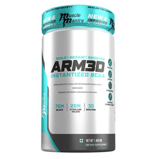 Muscle Mantra ARM3D -Instantized BCAA with Glutamine & Taurine 450gm-Watermelon