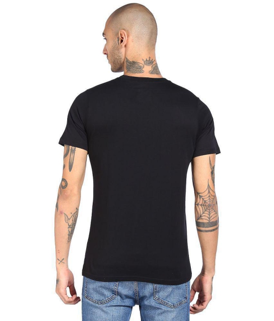 Colt - Cotton Blend Regular Fit Black Men's T-Shirt ( Pack of 1 ) - None