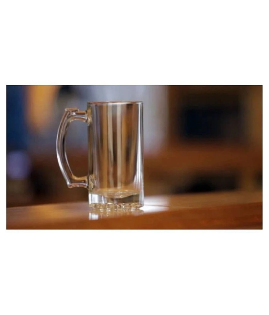 Somil Beer Mug Glasses Set,  400 ML - (Pack Of 2)