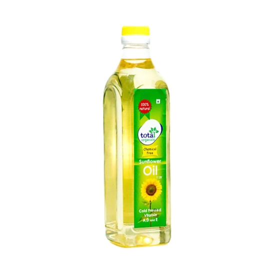 Total Organics Sunflower Oil, 1 Ltr