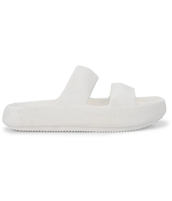 OFF LIMITS White Mens Slide Flip Flop - None