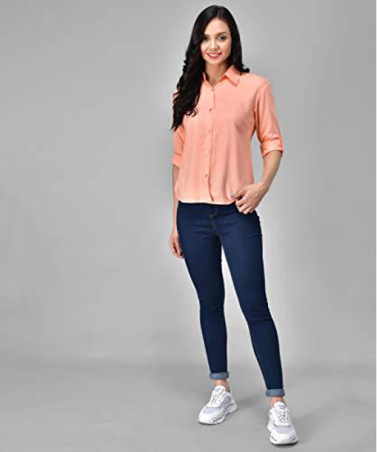 FUNDAY FASHION Women's Solid Casual Full Sleeve Rayon Regular Fit Shirt