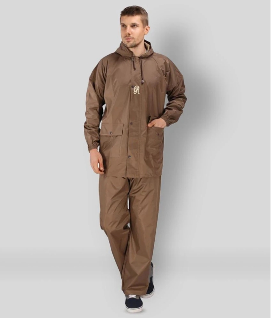 Goodluck Brown Rain Suit - 2XL