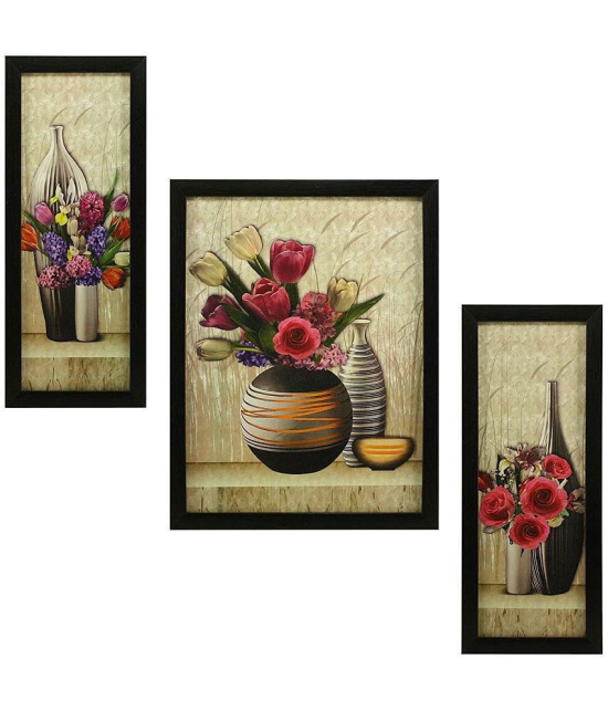 Indianara - Floral Painting With Frame