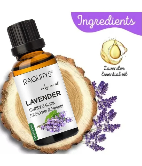 RAQUITYS Lavender Essential Oil 15 mL ( Pack of 1 )