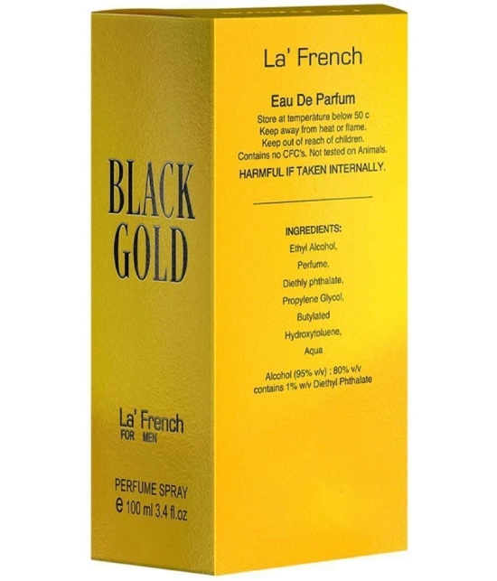 LA FRENCH Ambition & Black Gold Deodorant Spray & Perfume For Women 200 ( Pack of 2 )