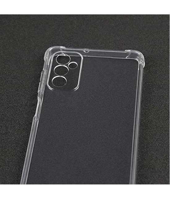 Case Vault Covers - Transparent Silicon Silicon Soft cases Compatible For Samsung Galaxy M52 5G ( Pack of 1 ) - Transparent