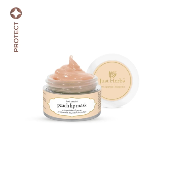 Herb Enriched Lip Mask 15g peach_mask