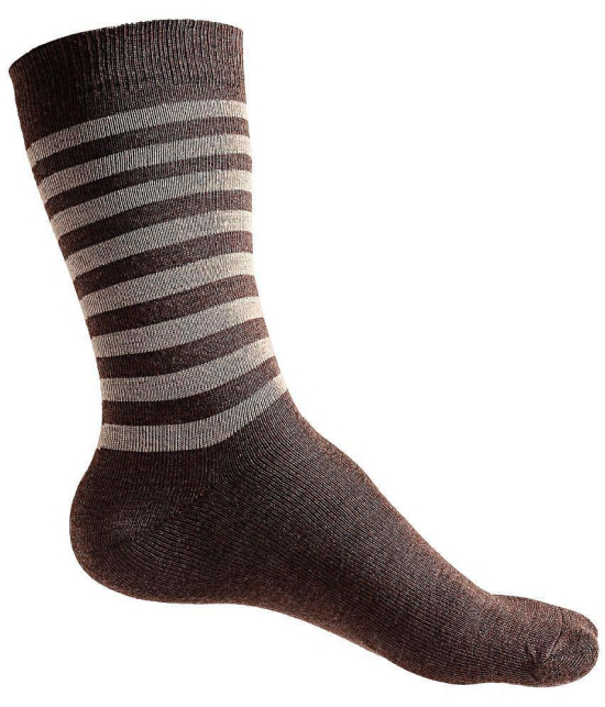 Texlon - Multicolor Woollen Men's Mid Length Socks ( Pack of 5 ) - Multicolor