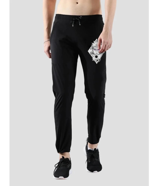 AKTIF Black Lycra Mens Trackpants ( Pack of 1 ) - None