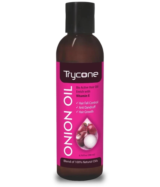 Trycone Onion Hair Oil Enrich with Vitamin E & Natural Actives, 200 ml