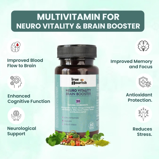 Neuro Vitality Brain Booster Tablets