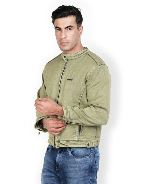 NUEVOSPORTA Green Biker Jacket - None