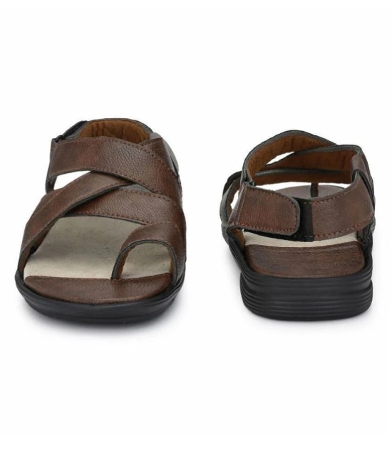 Leeport - Brown  Mens Sandals - 12