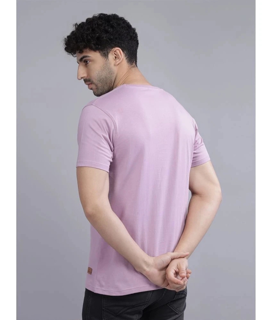 Paul Street - Mauve 100% Cotton Slim Fit Mens T-Shirt ( Pack of 1 ) - None