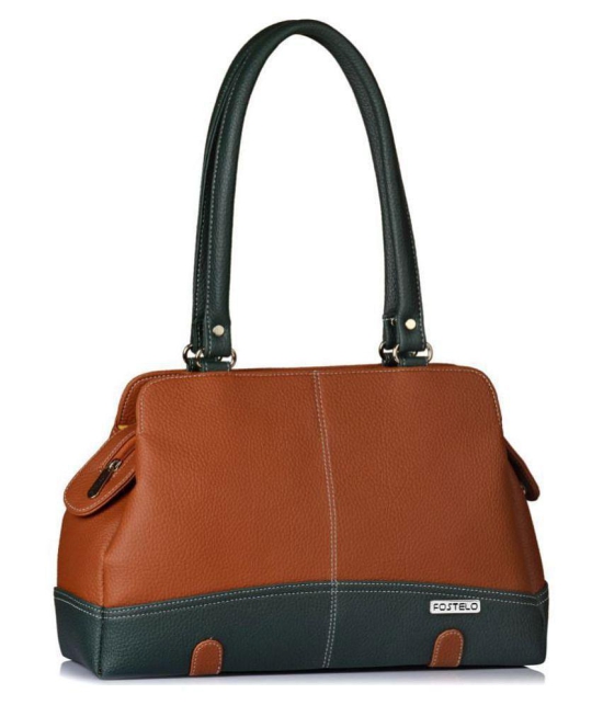 Fostelo - Tan  PU Shoulder Bag - Tan