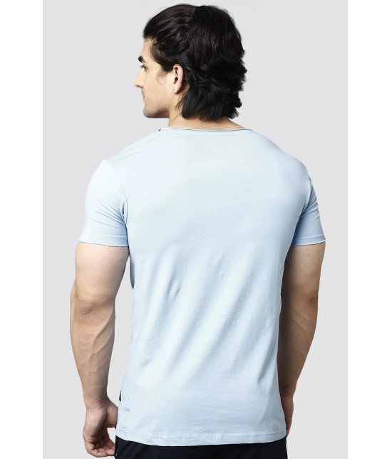 Fuaark Sky Blue Cotton Slim Fit Mens Sports T-Shirt ( Pack of 1 ) - None