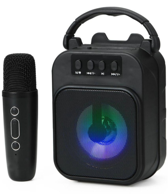 Neo M53VP KERAOKE MIC 20 W Bluetooth Speaker Bluetooth v5.0 with USB,Call function Playback Time 4 hrs Black - Black