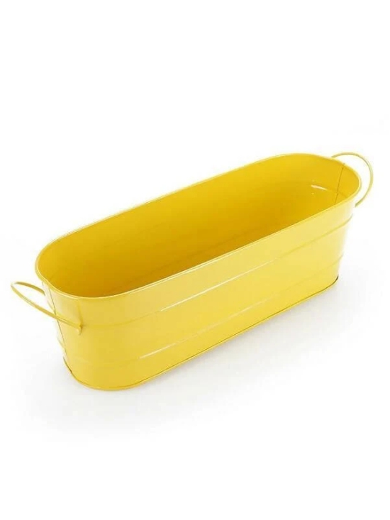 Oval Planter Large Yellow