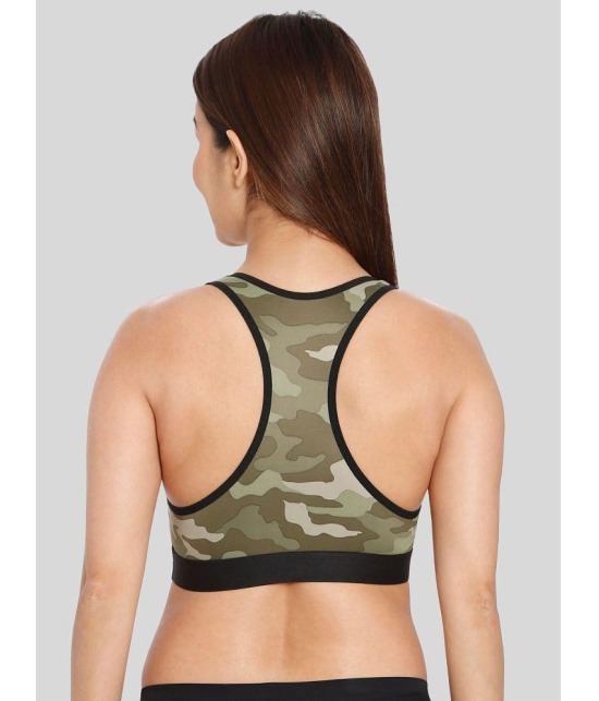 ILRASO - Green Nylon Non Padded Women's Racerback bra ( Pack of 1 ) - None