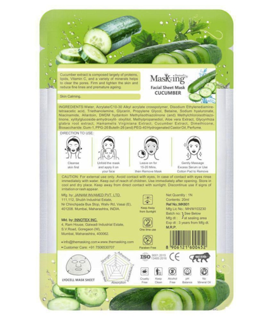 Masking - Fairness Sheet Mask for All Skin Type (Pack of 2)