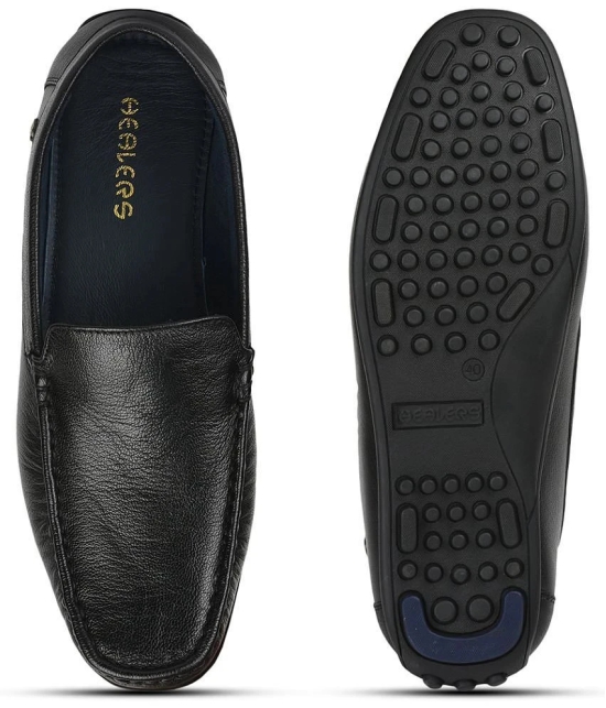 Liberty - Black Mens Slip on - 8