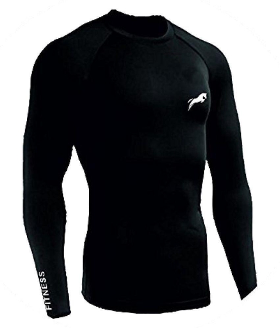 Rider Compression Top Full Sleeve Plain Athletic Fit Multi Sports Cycling, Cricket, Football, Badminton, Gym, Fitness & Other Outdoor Inner Wear - S